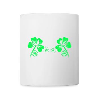 BH St Patricks Day Kleeblatt Bra Bikini - Tasse - Weiß - Vorne