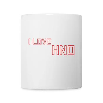 I Love Techno - Tasse - Weiß - Vorne