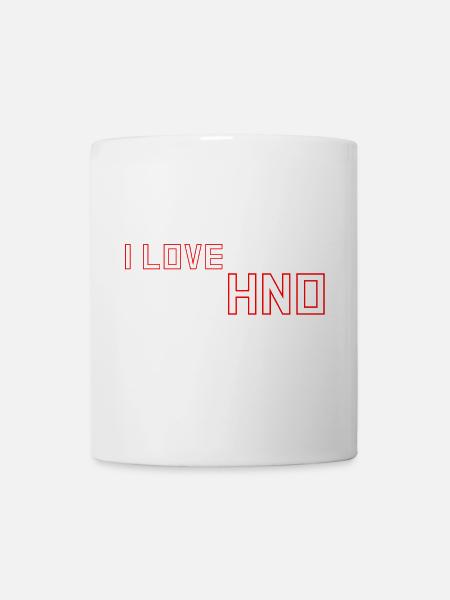 I Love Techno - Tasse - Weiß