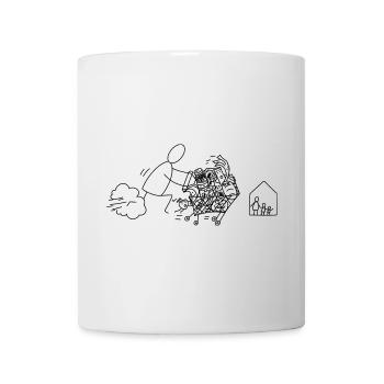 Familienfutter Einkaufserlebnis für die Familie - Tasse - Weiß - Vorne