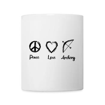 Bogenschützen Routine - Tasse - Weiß - Vorne