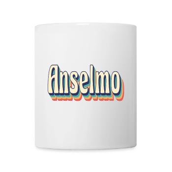 Vintage Anselmo rétro T-Shirt cadeau T-Shirt - Mug blanc - blanc - Devant
