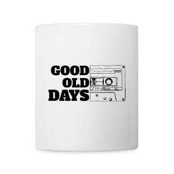 Cassette Good Old Days Blanc - Mug blanc - blanc - Devant