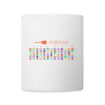 Gitarrengriffbrettspiegel - Sounds - Tasse - Weiß - Vorne