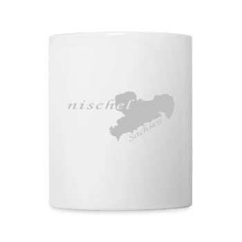 Nischel - Kopf - Däähds - Sächsisch - Dialekt - Tasse - Weiß - Vorne