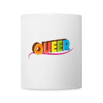 Queer Typo for Pride Month Equal Rights LGBTQ - Mug - white - Front