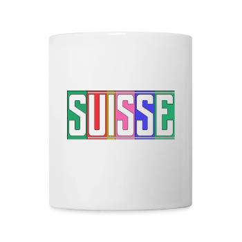 SWITZERLAND. HUMOR. COUNTRY. FLAG. GENEVA. LAUSANNE - Mug - white - Front