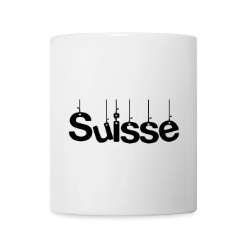 SWITZERLAND. COUNTRY. GENEVA. HUMOR. FLAG - Mug - white - Front