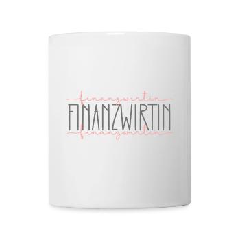 Finanzwirtin Geschenk Finanzamt Beruf - Tasse - Weiß - Vorne