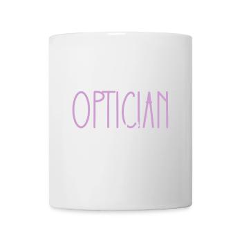 Optikerin stolze Tochter süßes Geschenk - Tasse - Weiß - Vorne