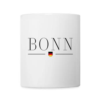 Bonn, Allemagne T-Shirt Design de Style Élégance - Mug blanc - blanc - Devant