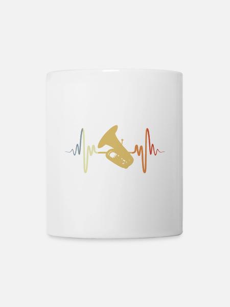 Tubist EKG - Tasse - Weiß