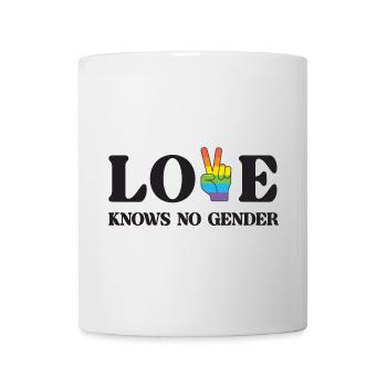 LGBT Pride Month - Love Knows No Gender - Mug - white - Front
