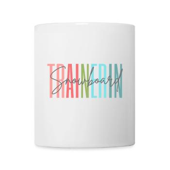Trainerin Snowboard Snowboardtrainerin Geschenk - Tasse - Weiß - Vorne