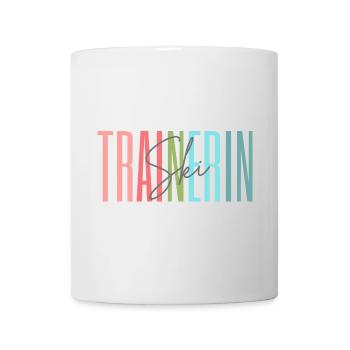 Trainerin Ski Skitrainerin Skilehrerin Geschenk - Tasse - Weiß - Vorne