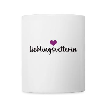 Lieblingsvetterin Cousine Cousinen Vetterin - Tasse - Weiß - Vorne
