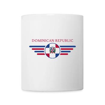 Ich liebe Dominikanische RepublikDesign T-Shirt - Tasse - Weiß - Vorne