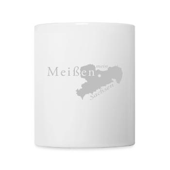 Meißen - Mein Sachsen - Heimatstadt - Tasse - Weiß - Vorne