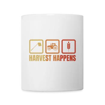 Harvest Happens - Tasse - Weiß - Vorne