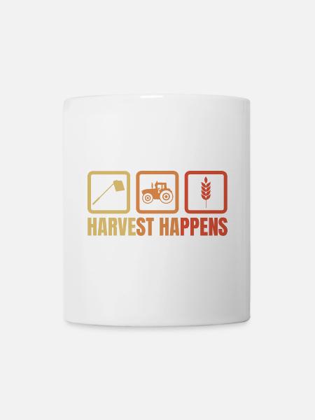 Harvest Happens - Tasse - Weiß