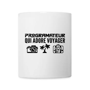 Reisende & Programmierer: Leidenschaft & Entdeckung - Tasse - Weiß - Vorne