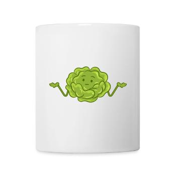 Salade amusante - Mug blanc - blanc - Devant