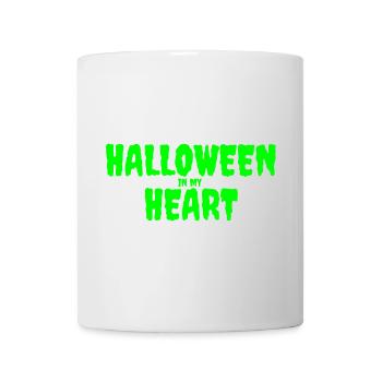 Halloween in My Heart Typography Design - Mug - white - Front
