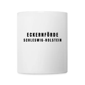 Eckernförde Schleswig-Holstein - Mug blanc - blanc - Devant