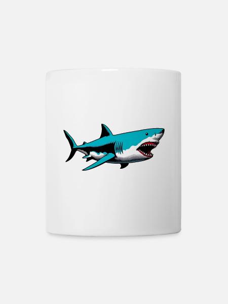 Hai - Tasse - Weiß