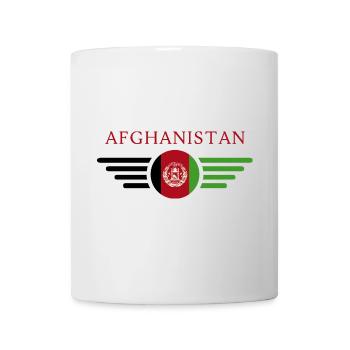 Ich liebe Afghanistan, Eleganz Stil Design T-Shirt - Tasse - Weiß - Vorne