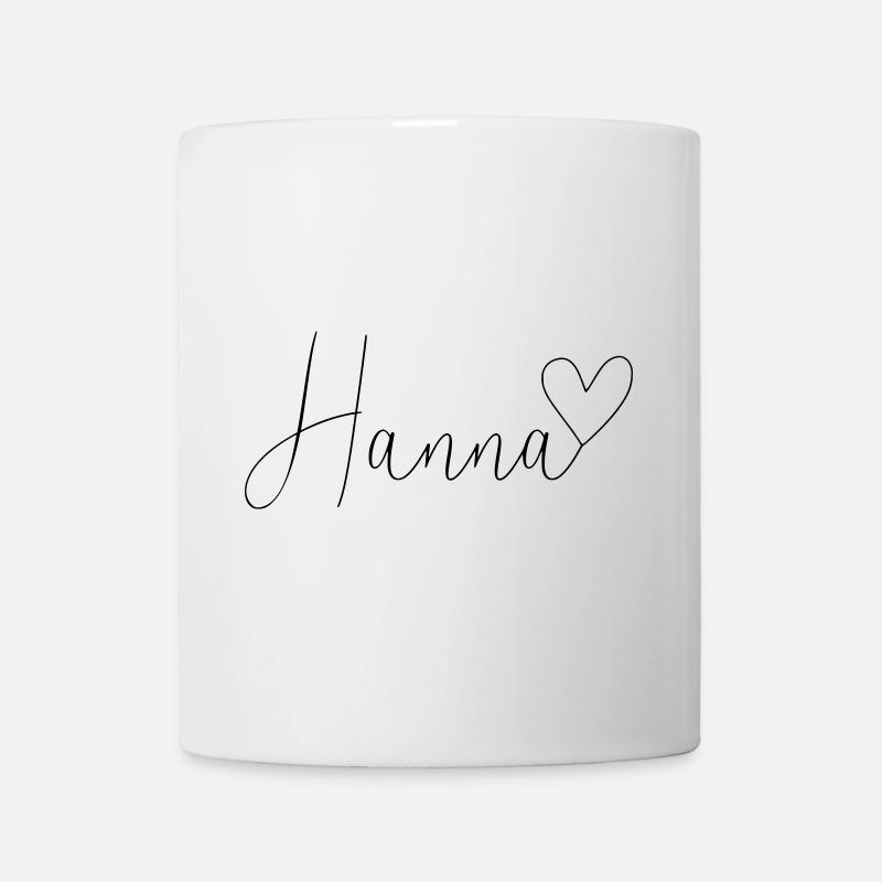 Hanna Last Name First Name Girl - Mug - white