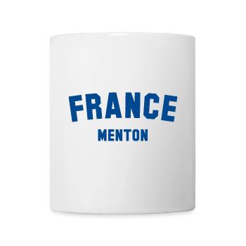 MENTON France Frankreich - Mug - white - Front