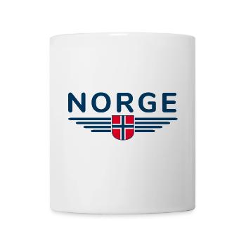 J’aime la tenue T-shirt design Norvège - Mug blanc - blanc - Devant
