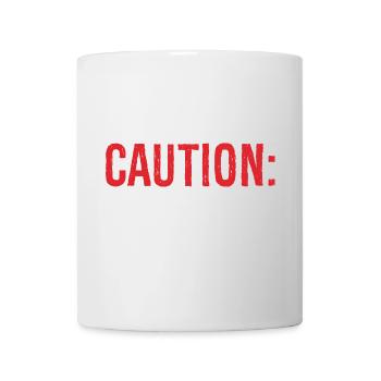Achtung Ich habe keinen Filter - Tasse - Weiß - Vorne