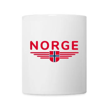 J’aime la tenue T-shirt design Norvège - Mug blanc - blanc - Devant