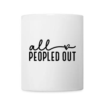 Tout le monde Introverti Casanier Anti Social - Mug blanc - blanc - Devant