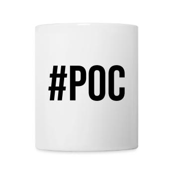 Hashtag People of Color PoC - Mug - white - Front