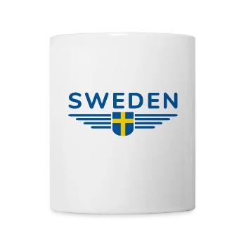 I Love Sweden, T-shirt de tenue design - Mug blanc - blanc - Devant