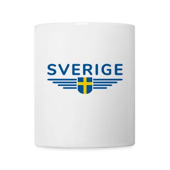 Schweden T-Shirt Design, Skandinavische Schönheit - Tasse - Weiß - Vorne