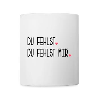 ABSCHIED TRAUER DU FEHLST - Tasse - Weiß - Vorne