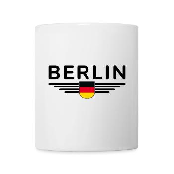 Berlin Deutschland Fan Flagge Design T Shirt - Tasse - Weiß - Vorne