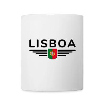 T-shirt de fan de Lisbonne pour les amoureux du Portugal - Mug blanc - blanc - Devant