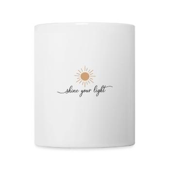 Faites briller votre lumière Inspiration Motivation - Mug blanc - blanc - Devant