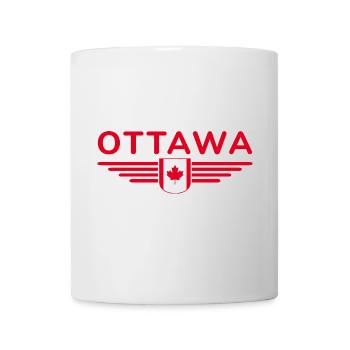 T-shirt de fan d’Ottawa pour les amoureux du Canada - Mug blanc - blanc - Devant
