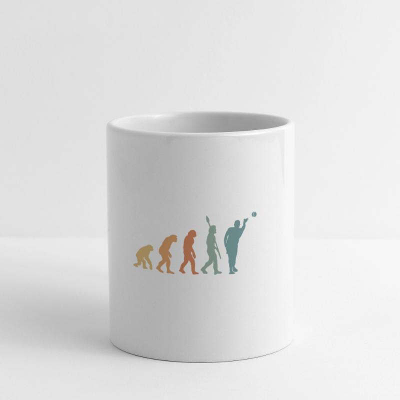 Pétanque Evolution Retro Mug blanc