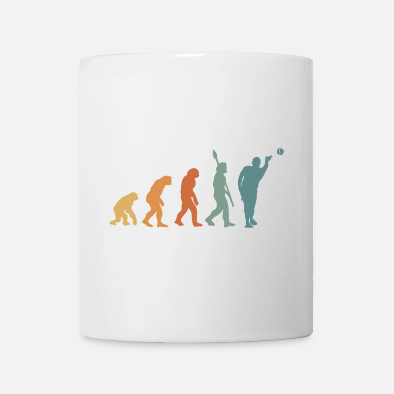 Pétanque Evolution Retro - Mug blanc - blanc