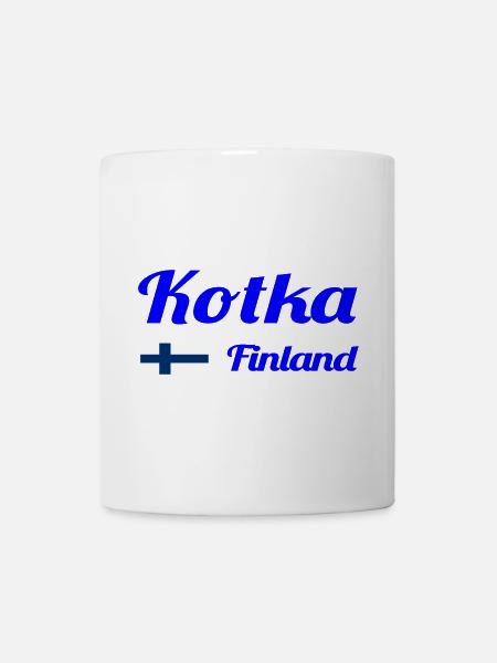 Kotka Finland- Stylish prints - Mug - white