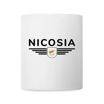 Nikosia Design – Hauptstadt Zyperns - Tasse - Weiß - Vorne
