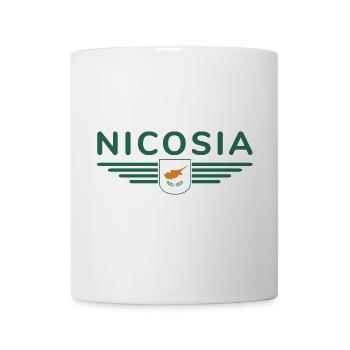 Nikosia Design – Hauptstadt Zyperns - Tasse - Weiß - Vorne