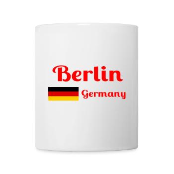 Berlin, Deutschland - Stilvolle Drucke - Tasse - Weiß - Vorne